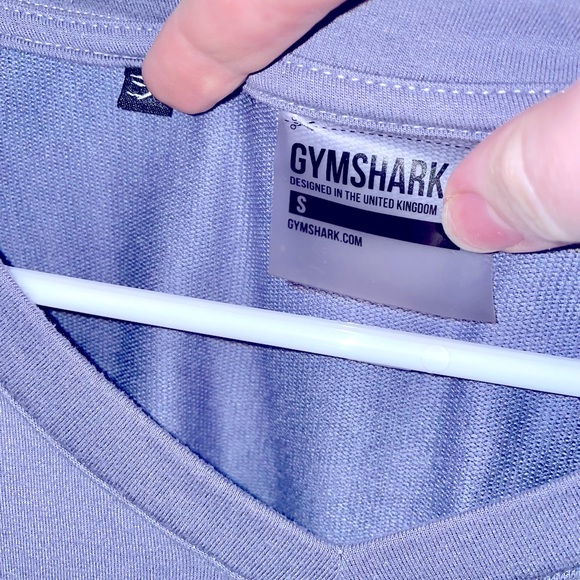 Gymshark Purple V-Neck T-Shirt Size Small - Picture 3 of 3